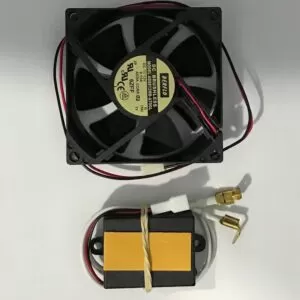 Micro Ventilador Cooler 12v 80x80x25mm Com Fonte para Purificador Soft Fit