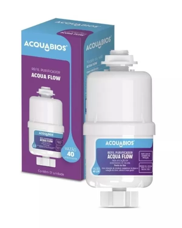 Refil Acqua Flow Acqua Bios Aplicação: Bebedouros de Coluna