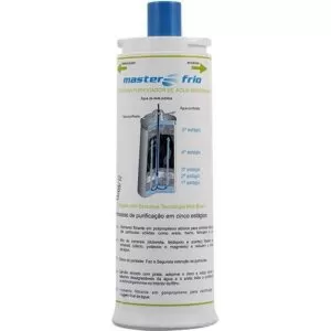 Refil Filtro Purificador Masterfrio Rotulo Branco Bico Fino